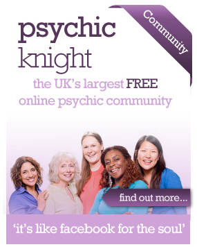Pyschic Knight, the UK's largest FREE online psychic communtiy. It's like Facebook for the soul.